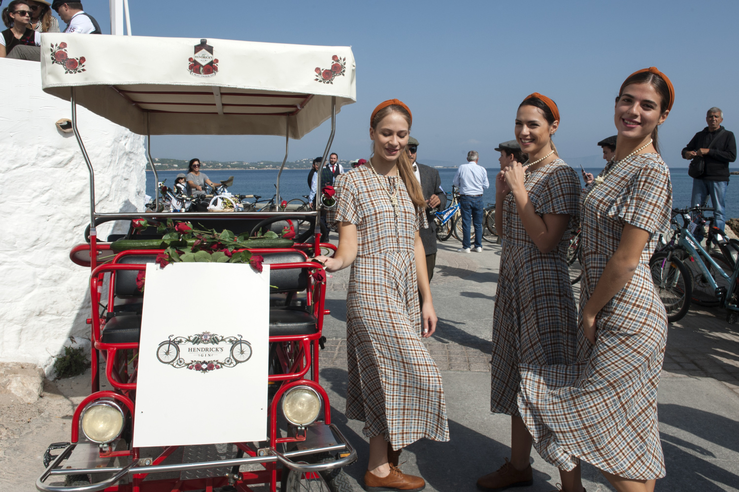 Amvyx Spetses Tweed Run by Hendrick's Gin