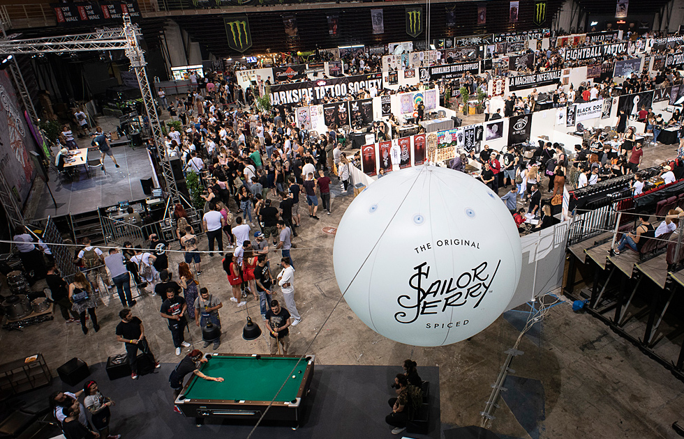 Amvyx Sailor Jerry at Athens Tattoo Convention